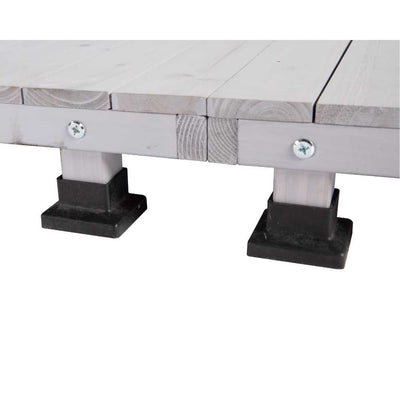 Mini Hamptons Lockable Wooden Dog House With Deck