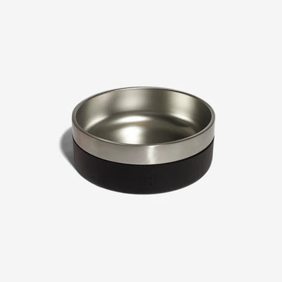 Black Tuff Stainless Steel Dog Bowl