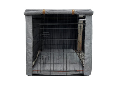 Luxury Dog Crate Mattress, Storm Grey