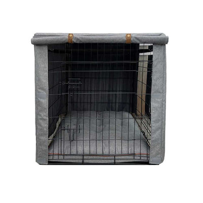 Premium Dog Crate Cover, Storm Grey
