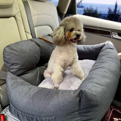 Premium Dog Booster Seat for Medium Pets, Storm Grey