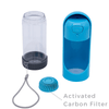 Elspet Pet Bowl Elspet Collapsible Pet Water Bottle, Blue