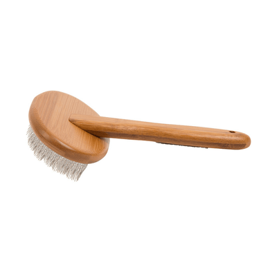 Essential Dog Pet Grooming Natural Bamboo Slicker Brush for Dogs & Cats