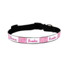 ID Pet Dog Collar X-Small (20-31cm) Personalised Dog Collar - Pink Sprinkles