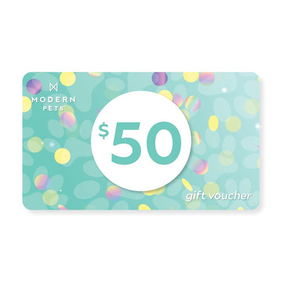 Modern Pets Gift Cards $50.00 AUD Gift Card
