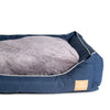 Modern Pets Pet Bed Luxury Dog Bed, Classic Navy Blue