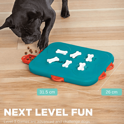 Outward Hound Dog Toy Nina Ottosson Dog Puzzle Toy Interactive Treat Dispenser, Dog Casino