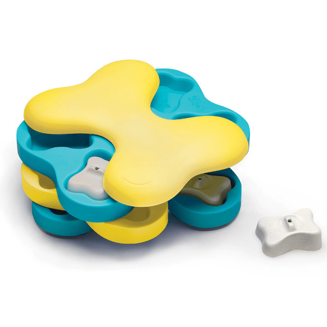 Outward Hound Dog Toy Nina Ottosson Dog Puzzle Toy Interactive Treat Dispenser, Dog Tornado