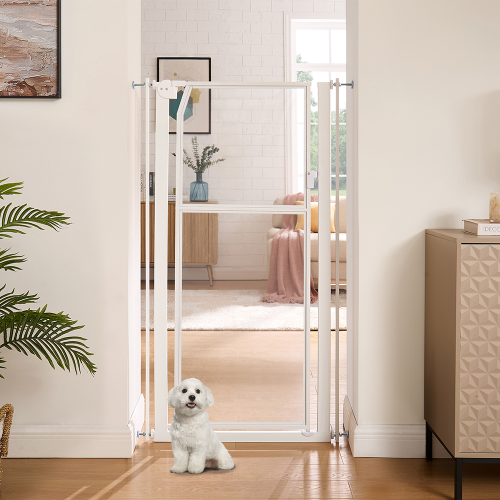 Extra Tall Transparent Pet Gate