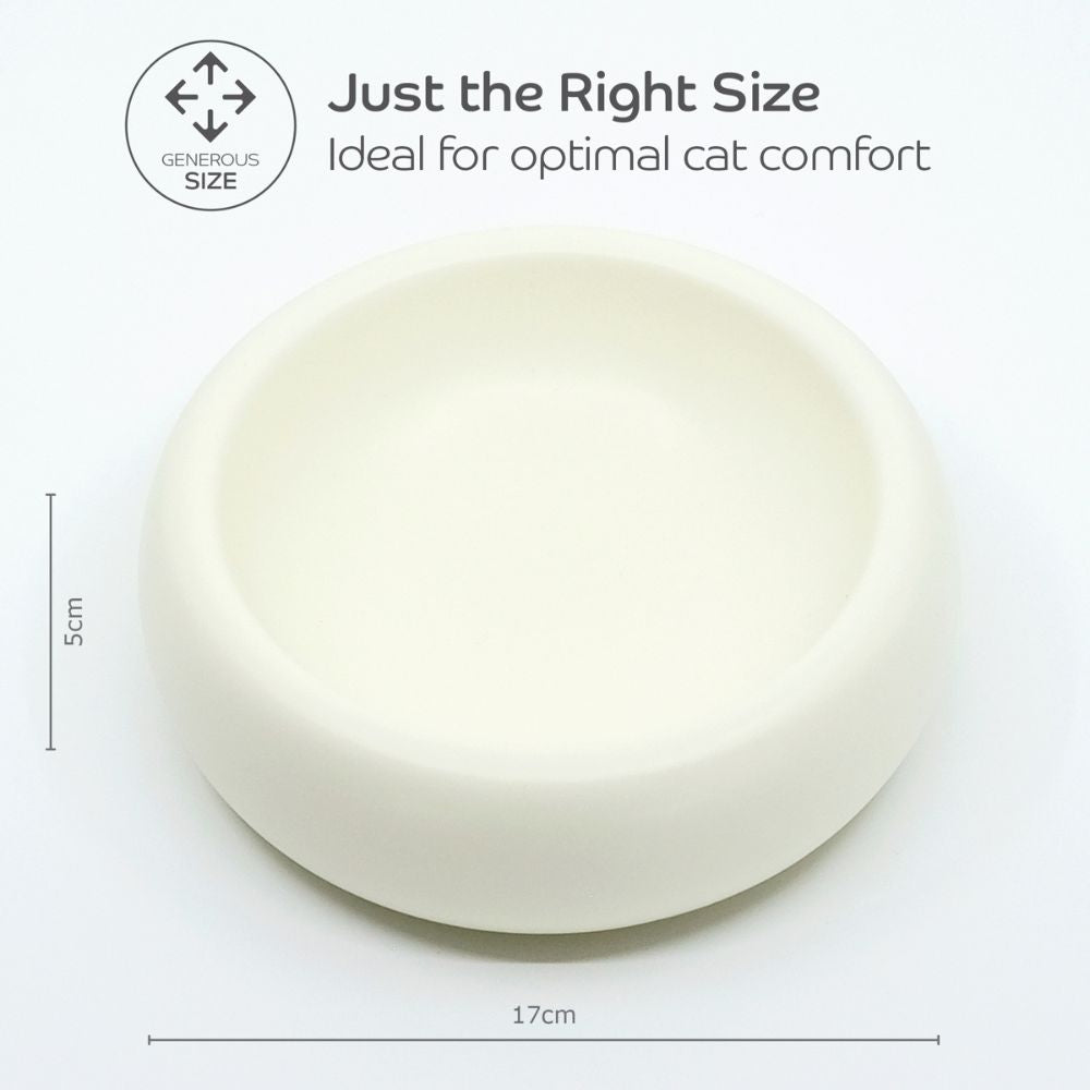 Ceramic Cat Dining Bowl - Standard