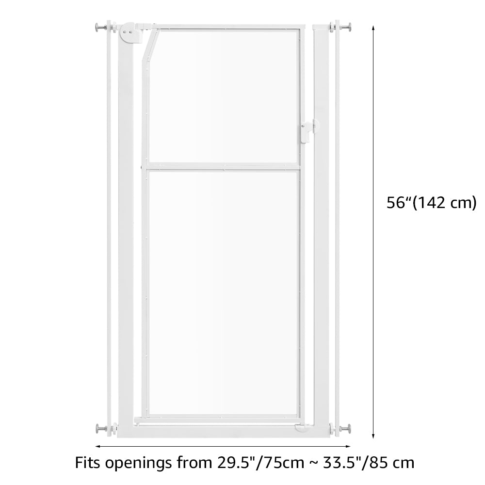Extra Tall Transparent Pet Gate