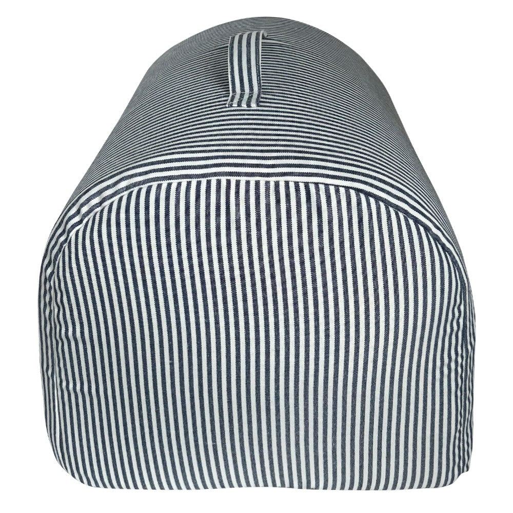 Blue Denim Stripe Cat Cave