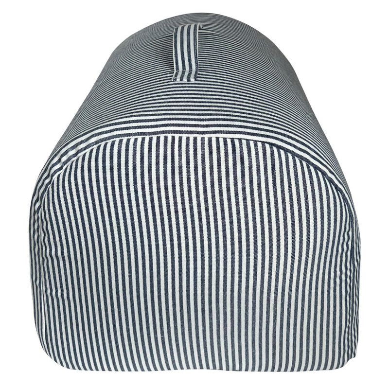 Blue Denim Stripe Cat Cave