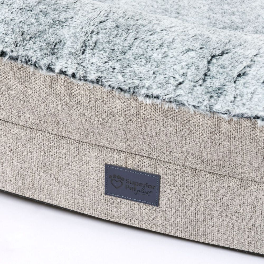 Orthopaedic Memory Rest Dog Bed, Artic Faux Fur