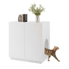 Loft Cat Litter Cabinet, White