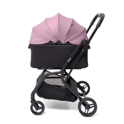Ibiyaya HUE-GO Detachable Pet Stroller & Capsule, Dusty Pink