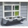 Mini Hamptons Lockable Wooden Dog House With Deck