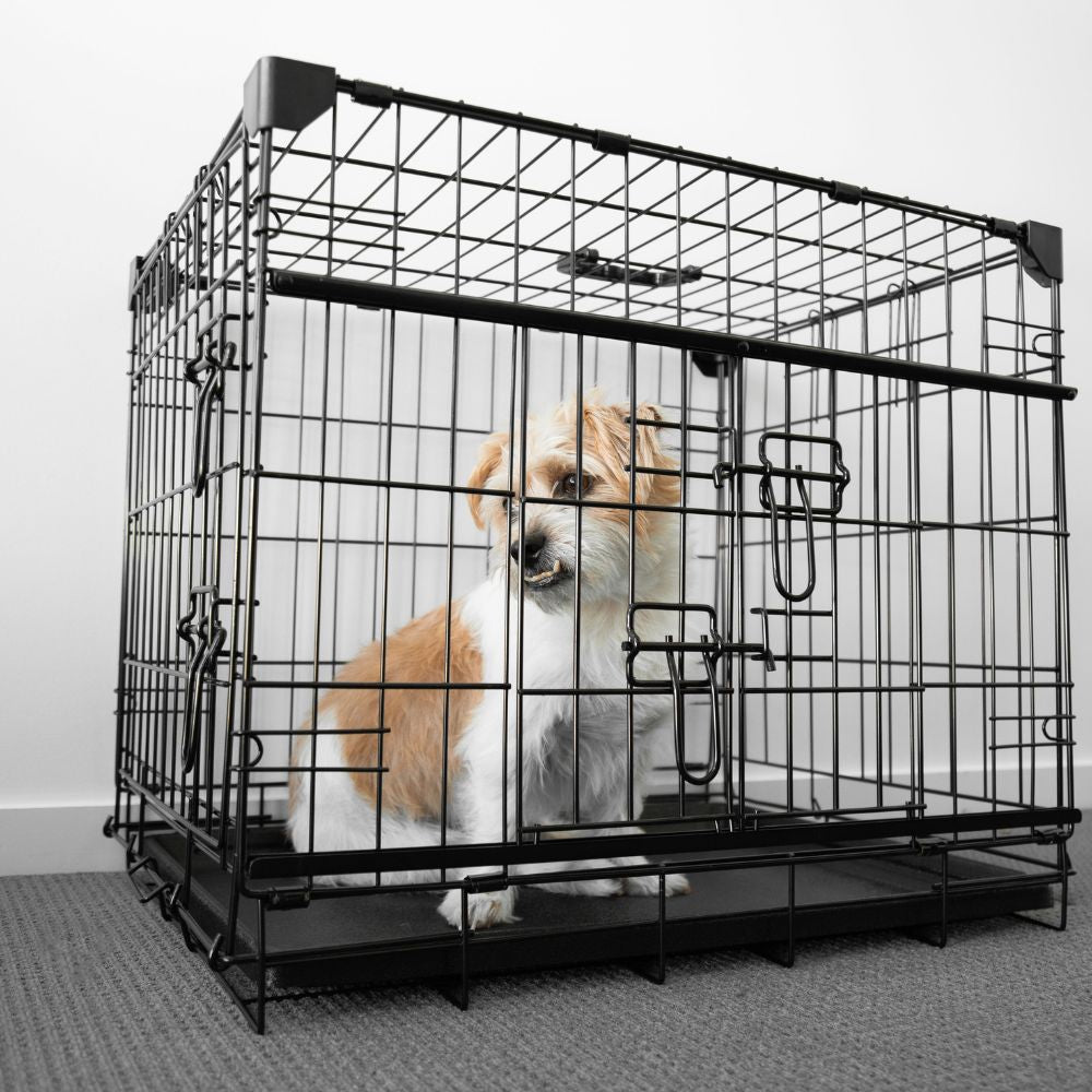 Sliding Door Dog Crate