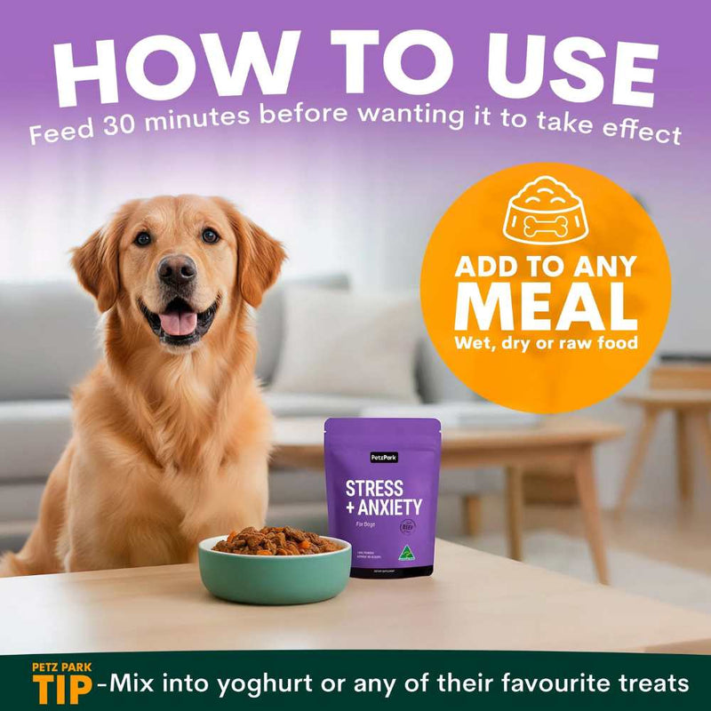 Petz Park Supplement For Dogs | Stress + Anxiety