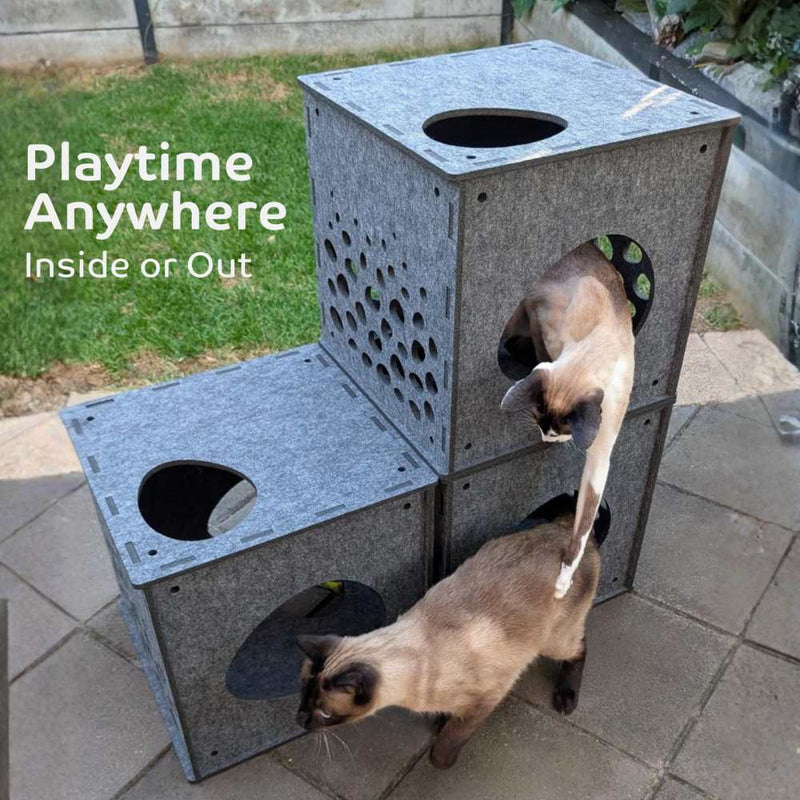 Modular Cat Cube, Charcoal