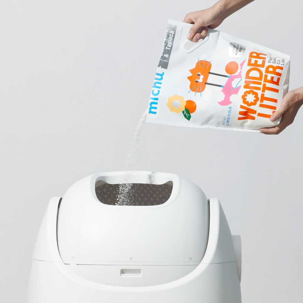 Michu Wonder Litter Plant-Based Auto Litter Box Friendly | Unscented