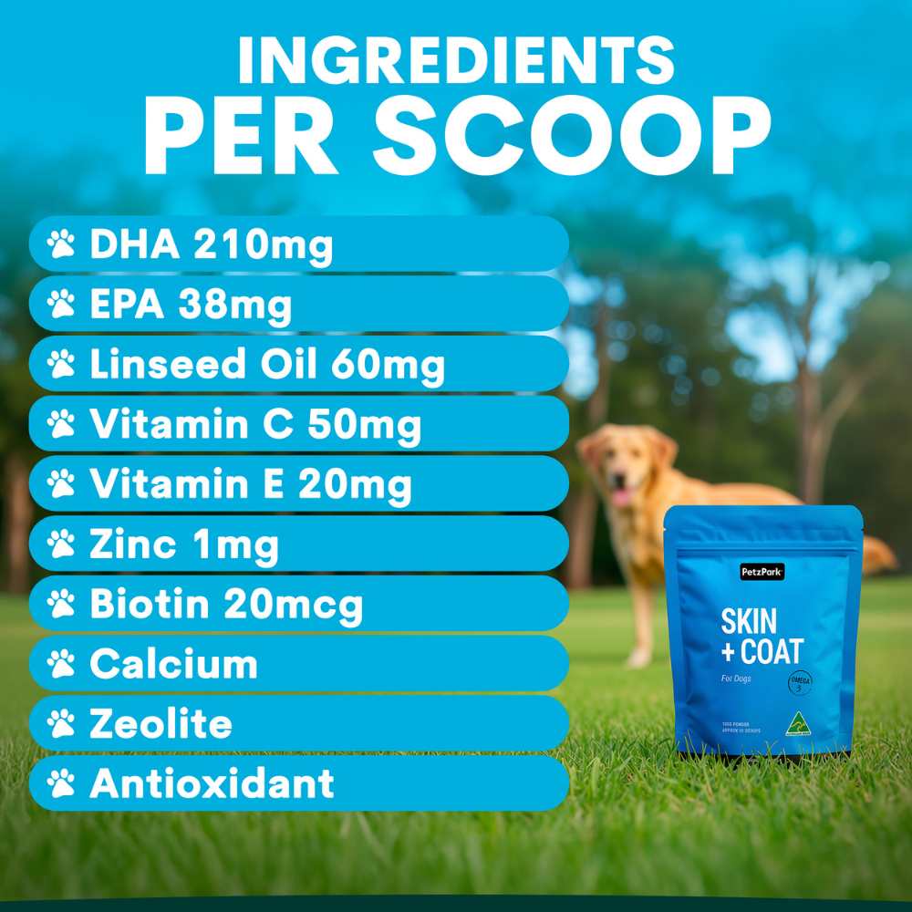Petz Park Supplement For Dogs | Skin + Coat