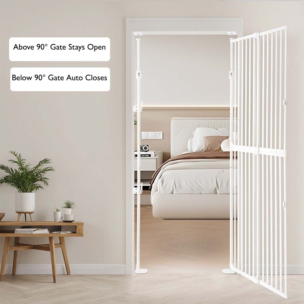 Extra Tall Retractable Pet Gate for Dogs & Cats