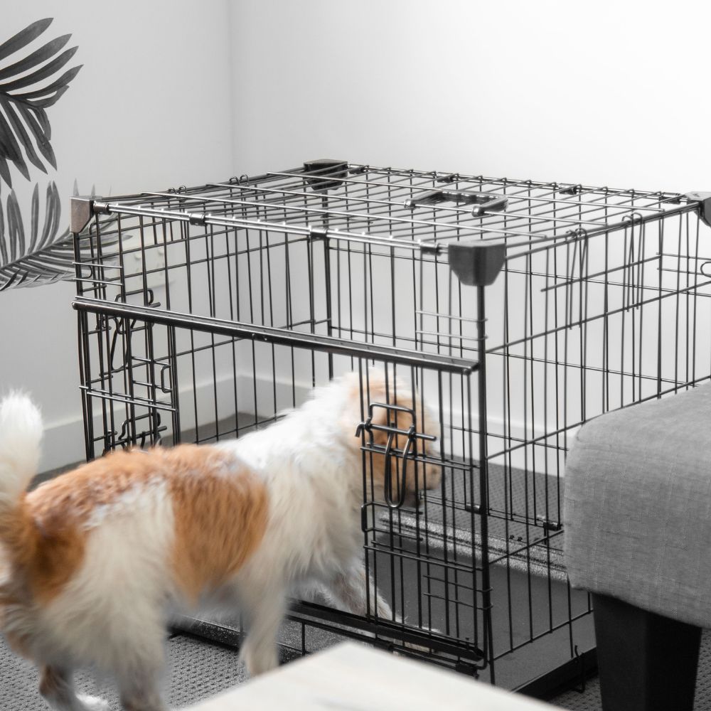 Sliding Door Dog Crate