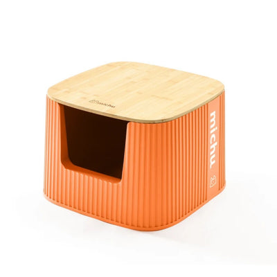 Michu XXL BoBa Cat Litter Box, Coral