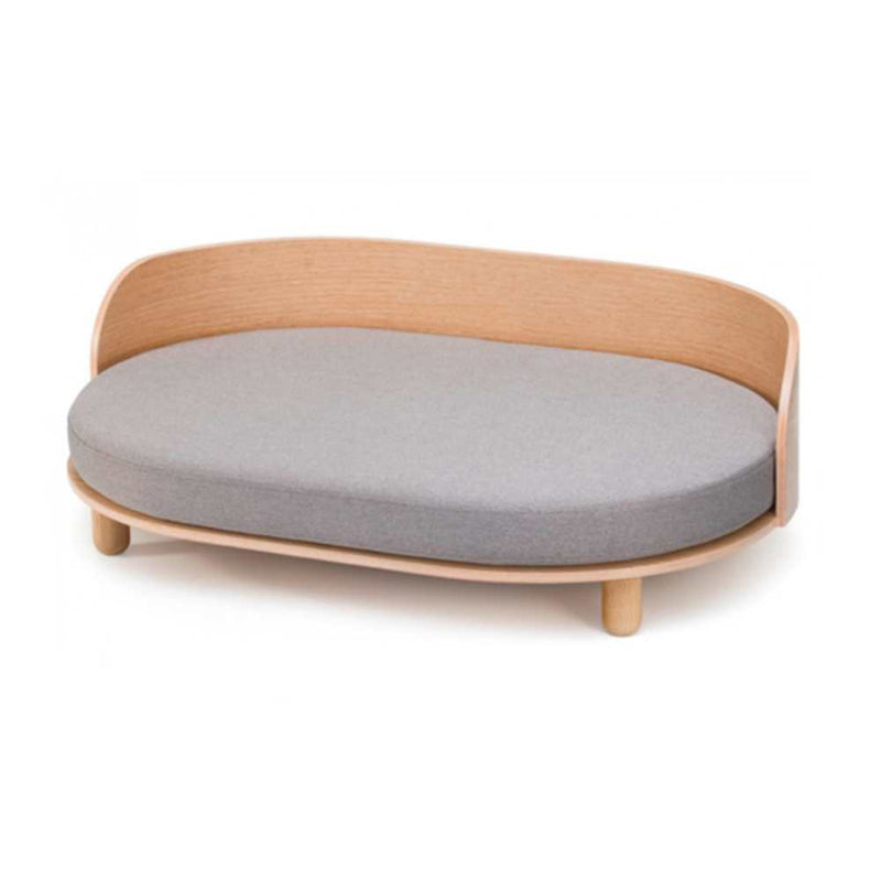 Modern Wooden Dog Bed with Orthopaedic Cushion
