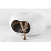 Moderna Donut Cat Cave, Plastic Bed for Cats & Small Dogs