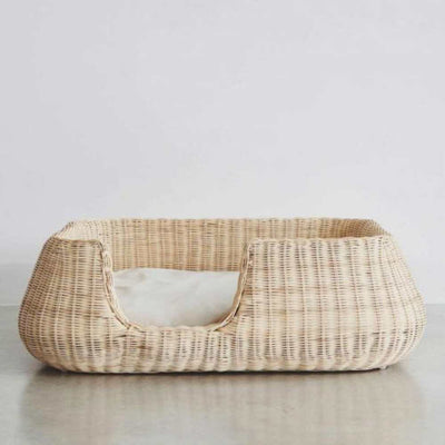 Modern Rattan Dog Bed