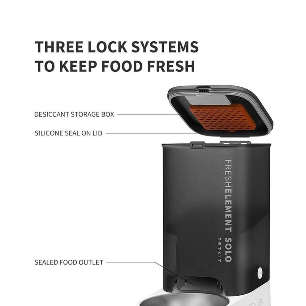 PETKIT Fresh Element Smart Feeder Solo, Grey
