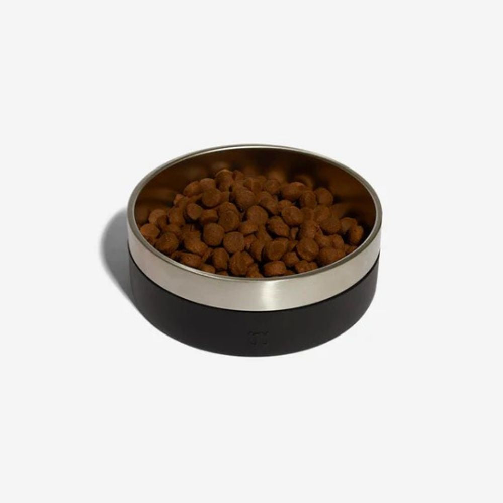 Black Tuff Stainless Steel Dog Bowl