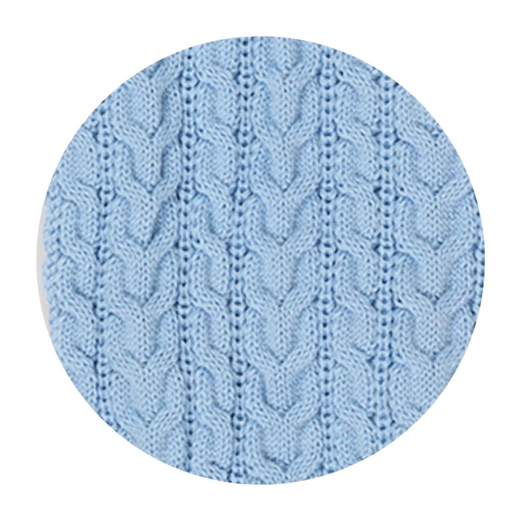 Blue Cloud Knitted Dog Jumper