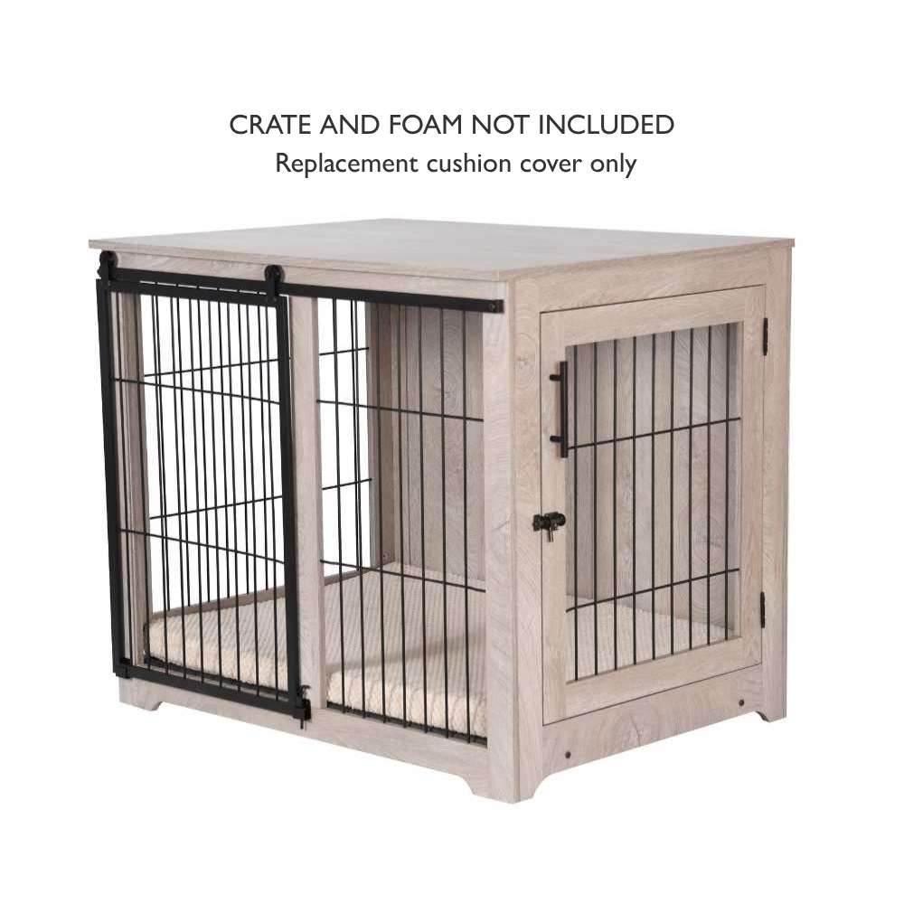 Replacement Cushion Cover for Sliding Door Dog Crate, Oak