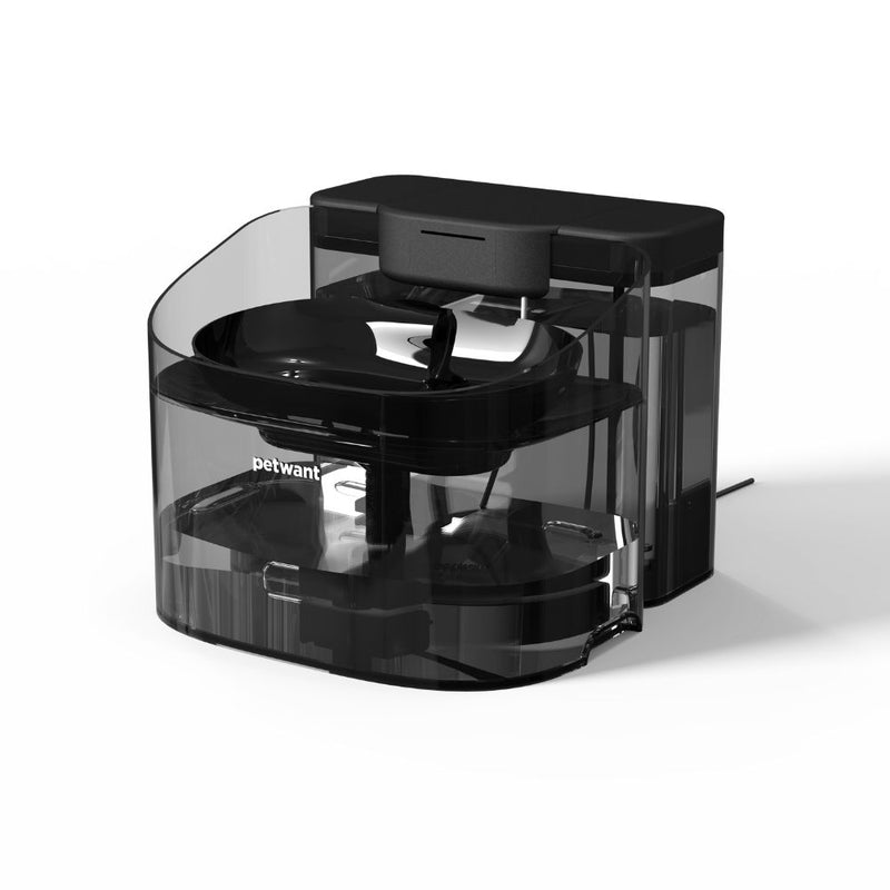 Elevated Dual Tank Water Fountain for Large Dogs