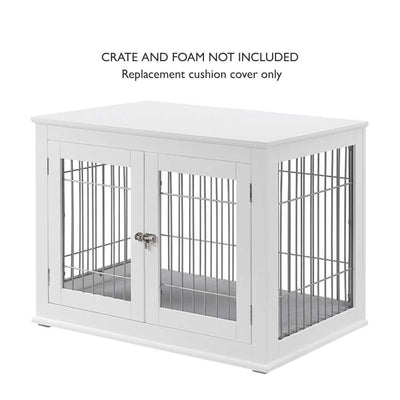 Replacement Cushion Cover for Solid Top Wooden Dog Crate