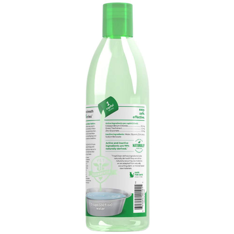 TropiClean Fresh Breath Dental Health Solution for Dogs Original 473mL