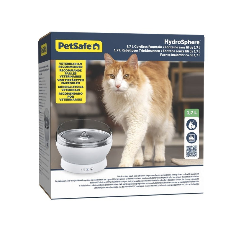 PetSafe HydroSphere 1.7L Cordless Pet Fountain