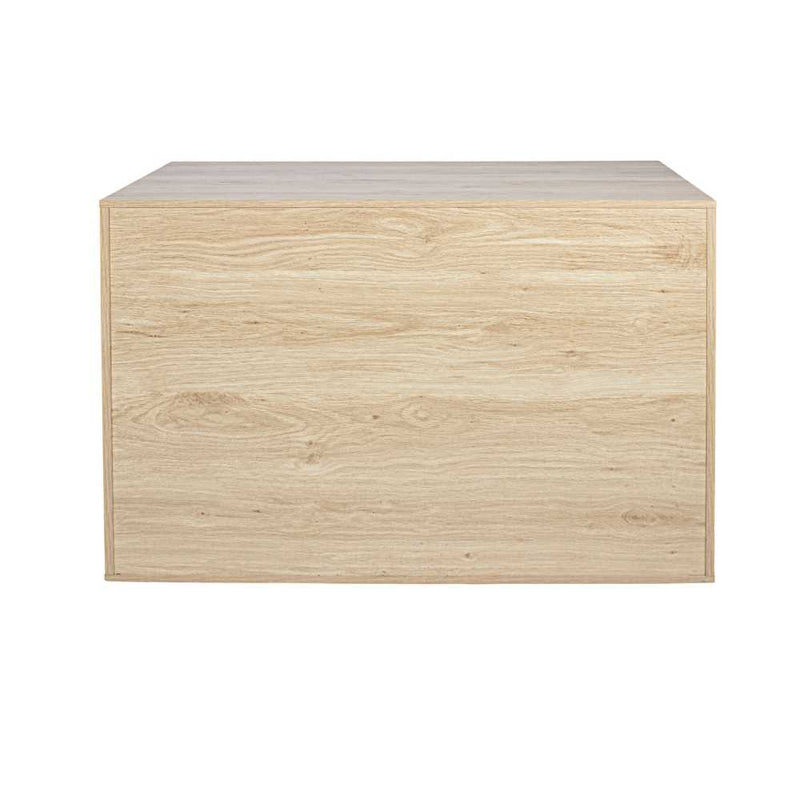 Wooden Dog Crate with Slide-Up Door