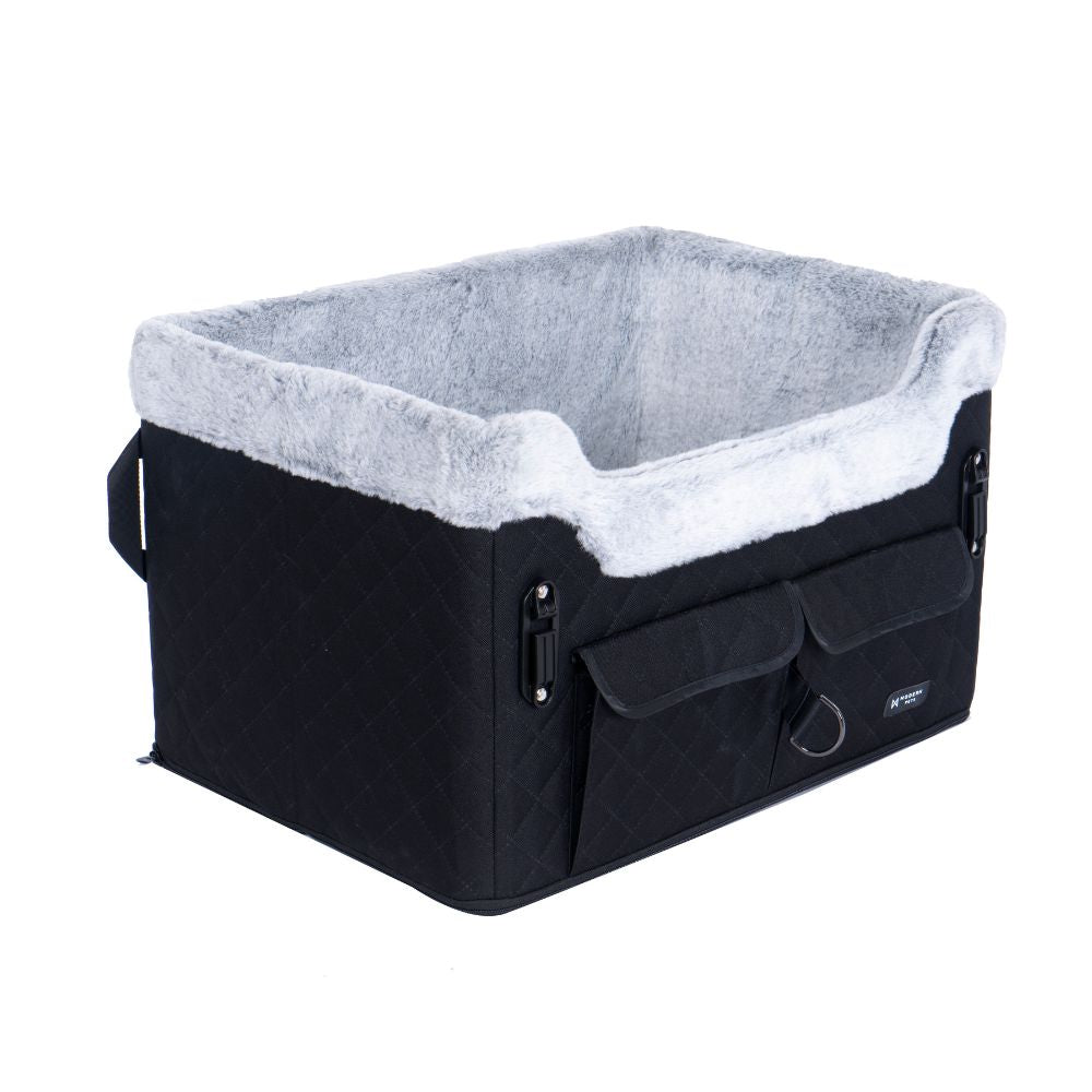 Elevated Dog Car Seat Black | Medium