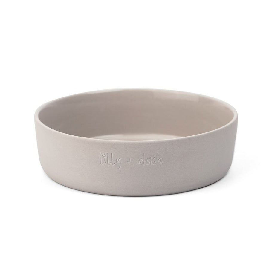 Ceramic Dog Bowl, Slate