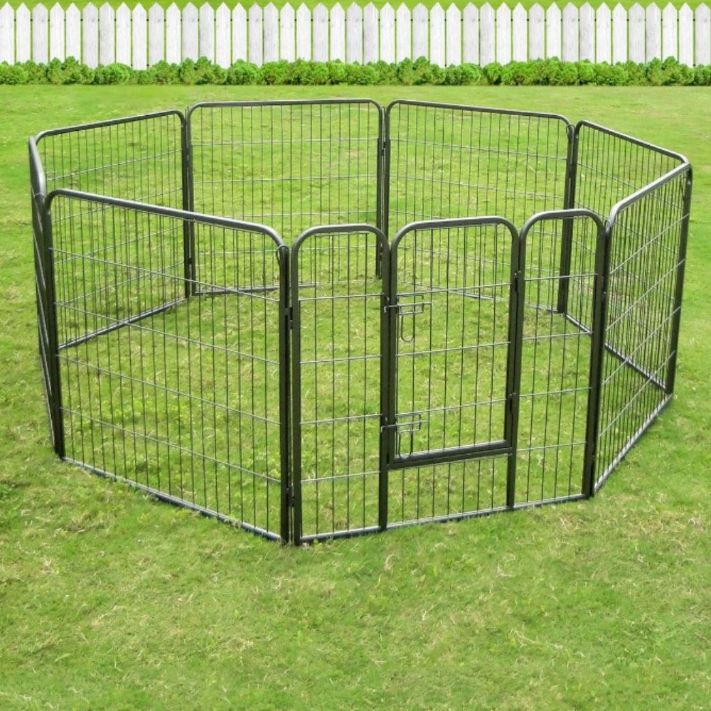 Dog Playpen - Heavy Duty 8 Panel Enclosure