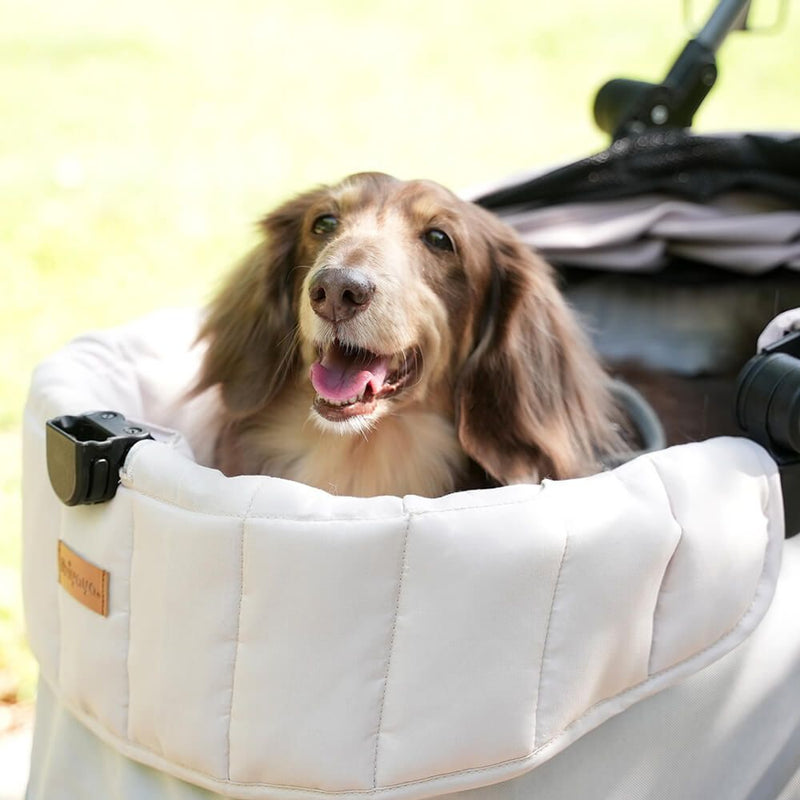Ibiyaya All Season Pet Stroller Cushion Set, Earthy Brown