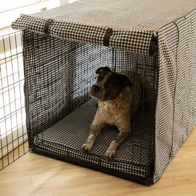 Premium Dog Crate Cover, Houndstooth