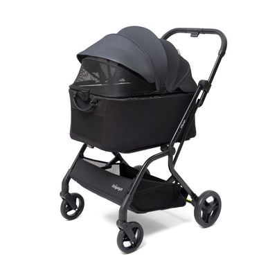 Ibiyaya HUE-GO Detachable Pet Stroller & Capsule, Stone Grey