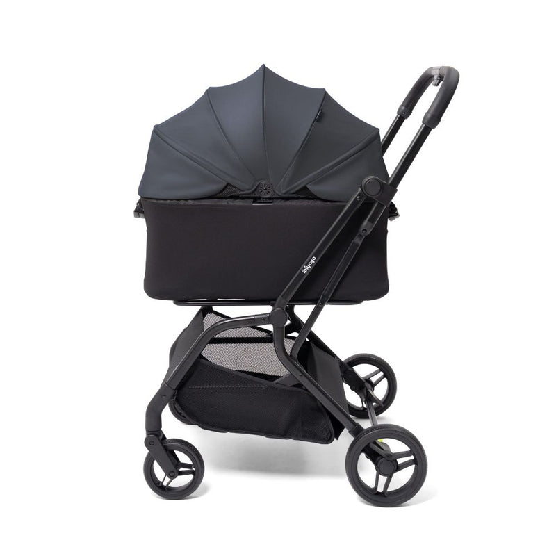 Ibiyaya HUE-GO Detachable Pet Stroller & Capsule, Stone Grey