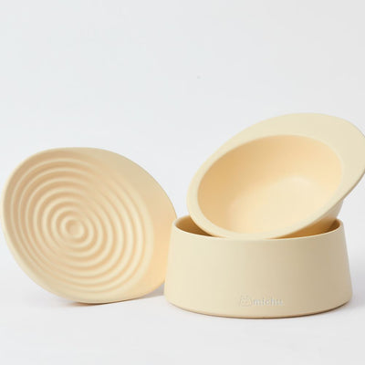 Michu Elevated Ceramic Bowls for Cats and Dogs