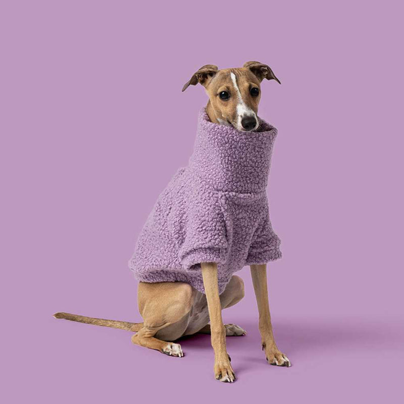 Teddy Dog Jumper, Lilac